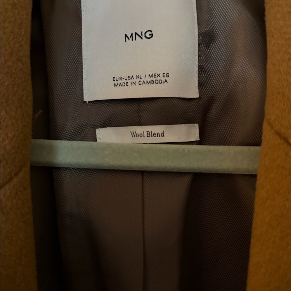 Mango LAPELLED STRAIGHT-CUT COAT - Picture 6 of 10